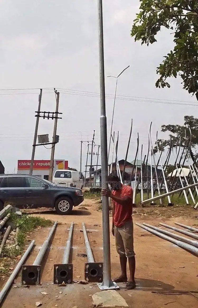 Imported Galvanize Iron for Street Light Pole