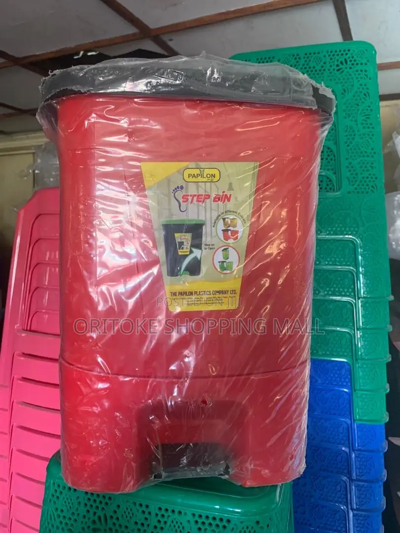 60 Litre Papilon Push Dustbin