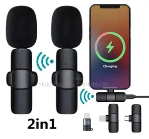 Double Wireless Lavalier Microphone