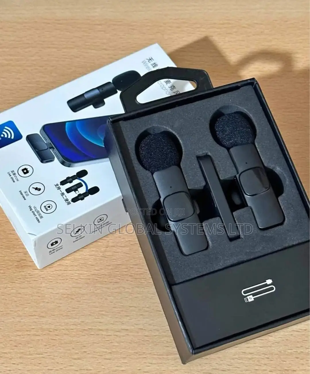 Double Wireless Lavalier Microphone