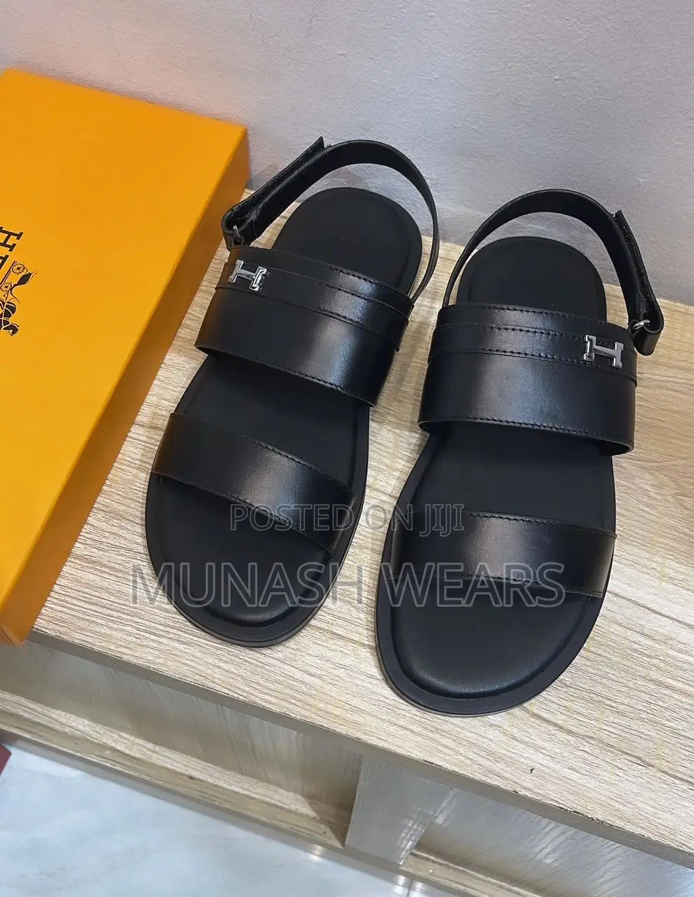 Original Leather Hermes Sandal