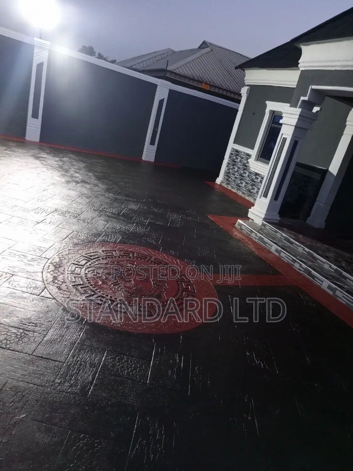 STAMP CONCRETE FLOOR  Modern Outdoor Flooring