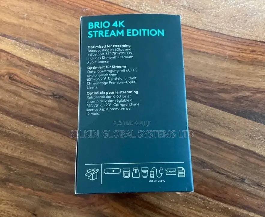 Logitech Brio Stream Edition Webcam