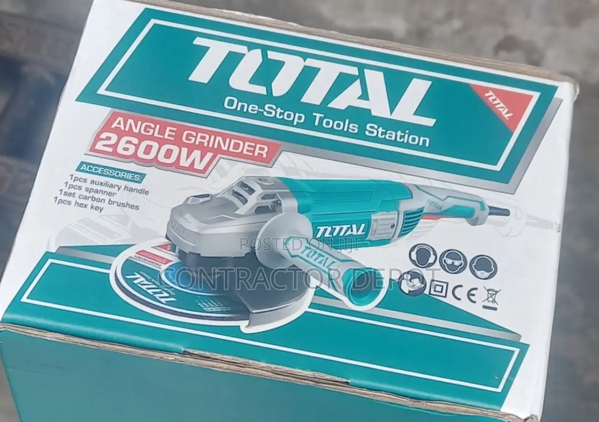 Total Tg1262306, Angle Grinder, 2600W, 220v-240v