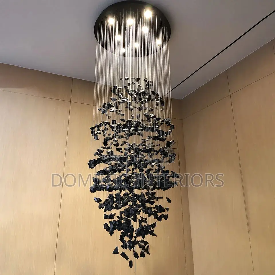 Luxury Stone Crystal Chandelier