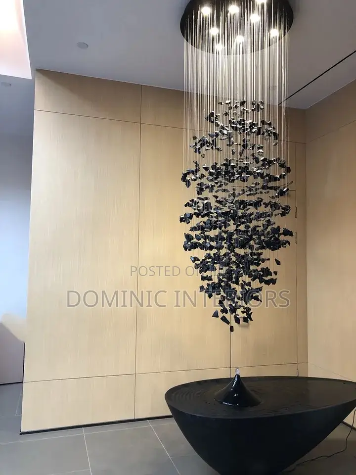 Luxury Stone Crystal Chandelier