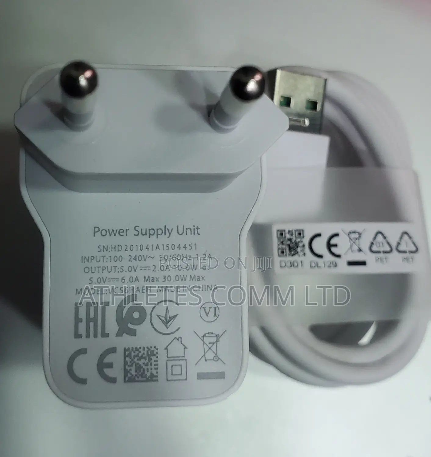 Original Oppo Charger 33w Supervooc