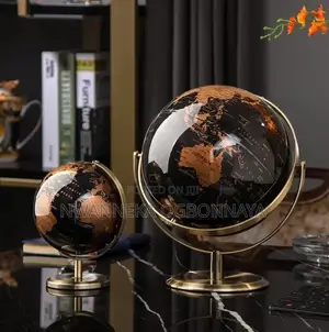 Luxury World Globe Decorative