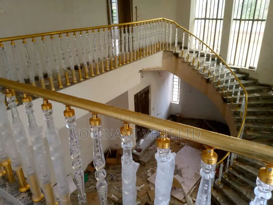 Premium Black Handrails and Glass Work