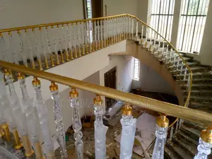 Premium Black Handrails and Glass Work