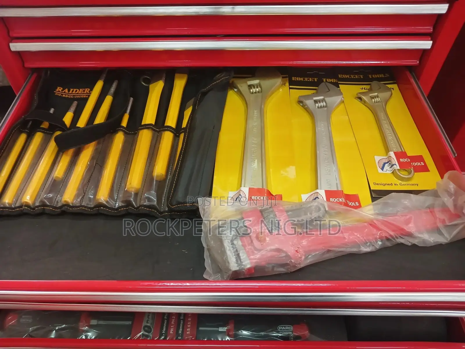 Complete Heavy Duty Mechanical 8-Drawer Tool Cabinet