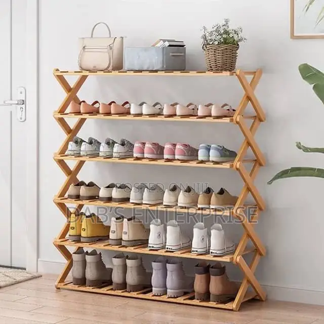 Bamboo Shoe Rack