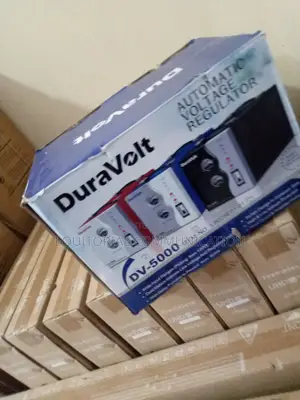 Duravolt Stabilizer - 5000watt Blue and White