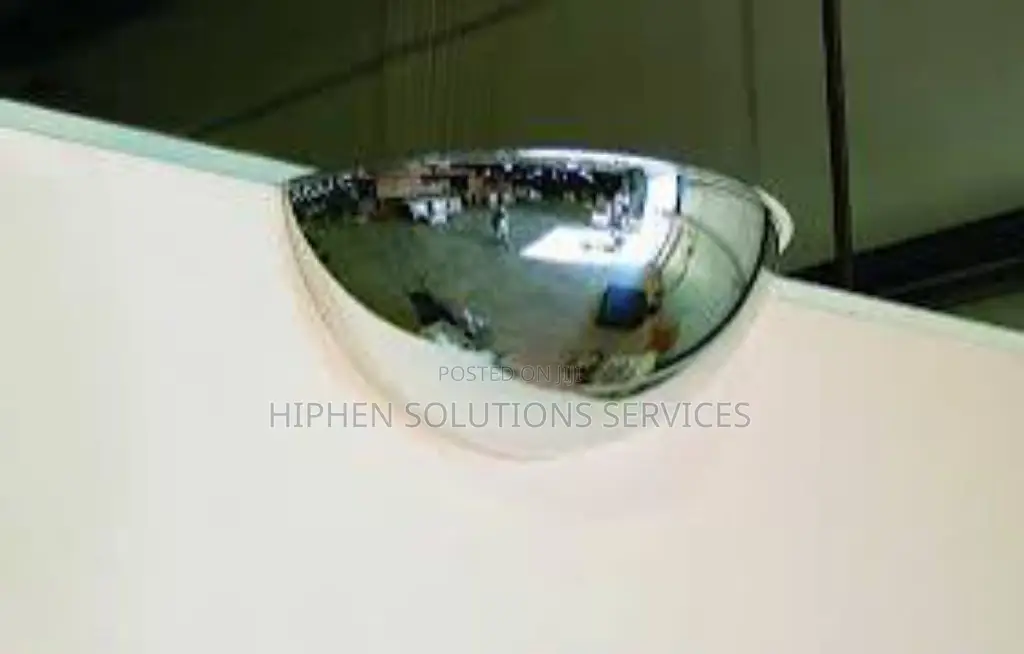 26" Plastic Half Dome 180 Degree Security Mirror