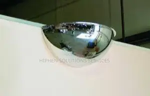 26" Plastic Half Dome 180 Degree Security Mirror
