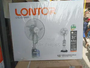 Lontor 16" Mist Fan Rechargeable