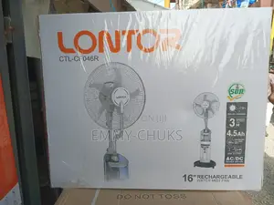 Mist Fan 16"Lontor Rechargeable Fan