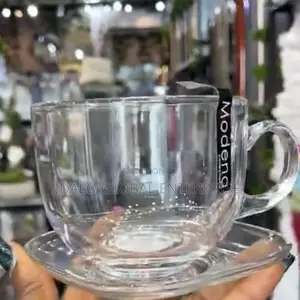 Glass Tea Cups and Saucers