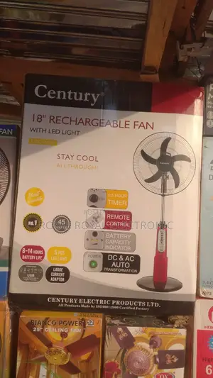 Century 18 Inches Rechargeable Fan