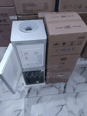 CWAY Free Standing Water Dispenser With Fridge 2 Taps