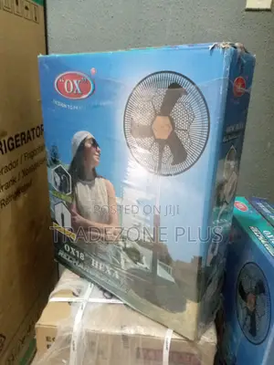 Hexa Brand New Rechargeable Standing Fan