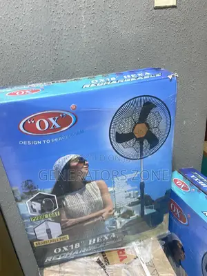 OX Hexa Rechargeable Fan 18inch