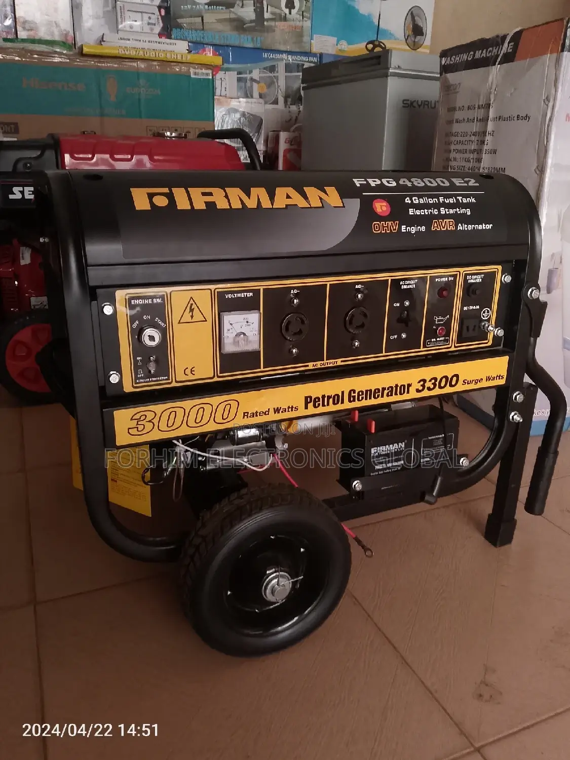Firman 3.3kva Automatic Gen