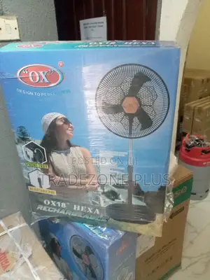 18'' Original Rechargeable Hexa Standing Fan