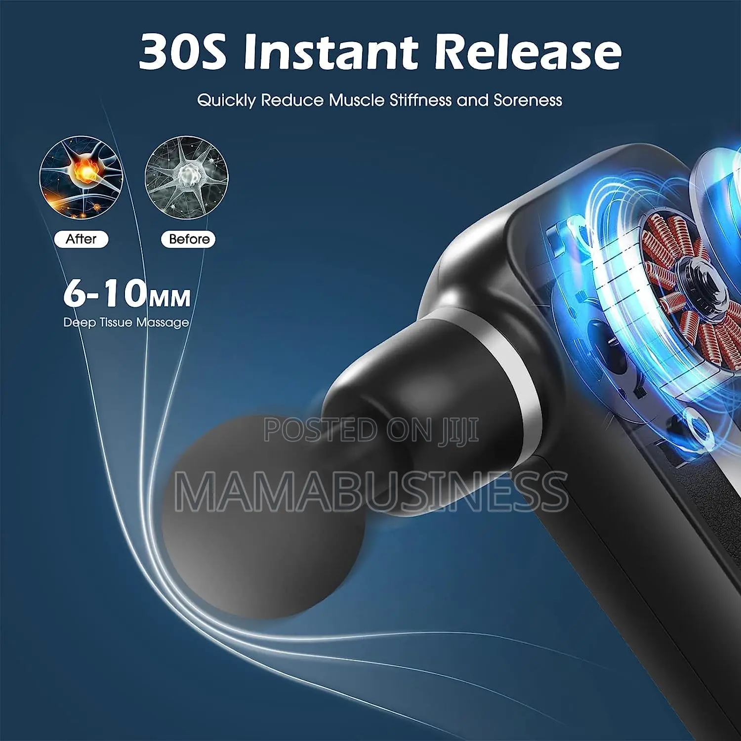 Blueidea LCD Display 32 Speed Fascial Massage Gun