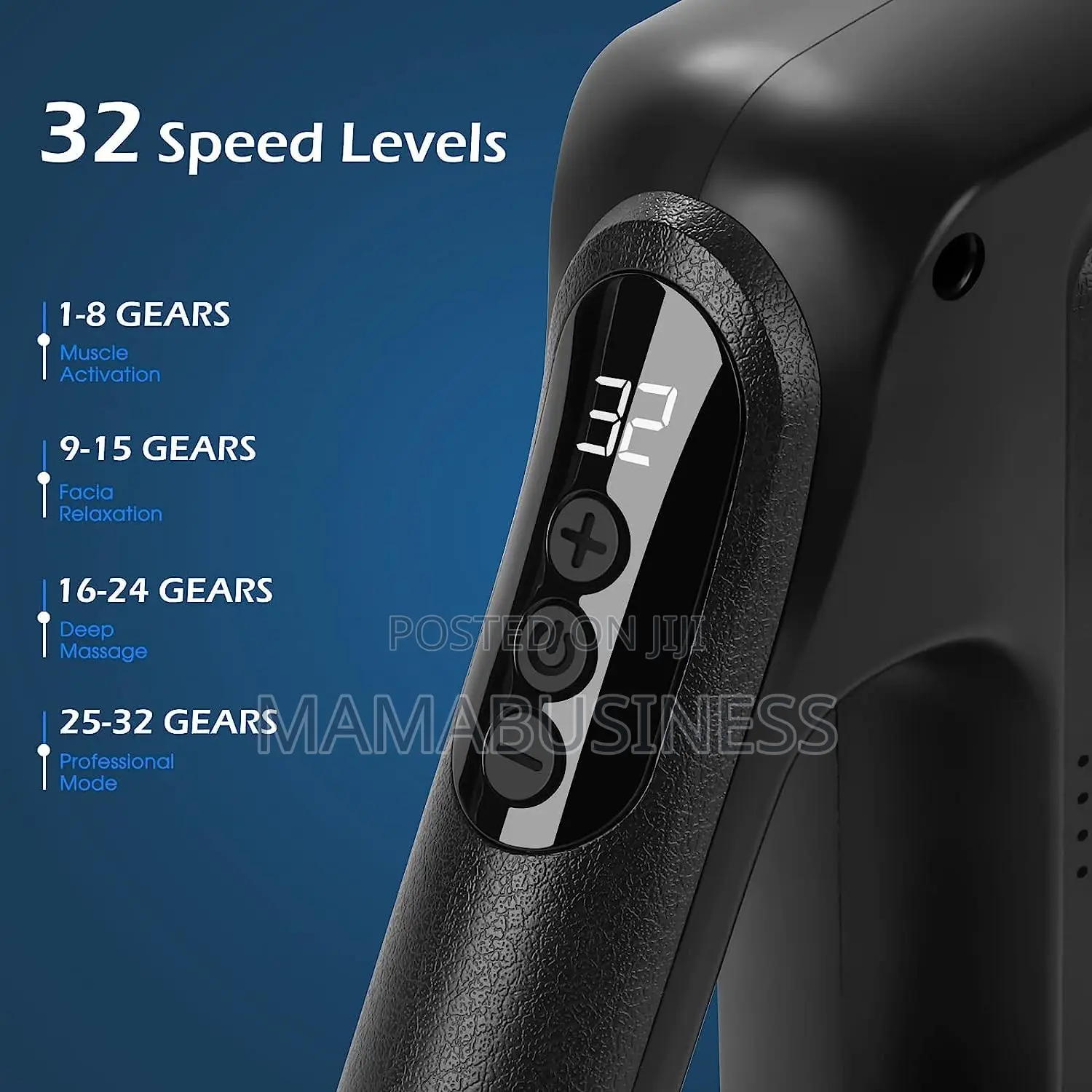 Blueidea LCD Display 32 Speed Fascial Massage Gun