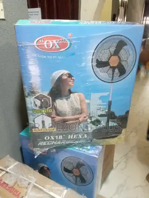 Quality Hexa 18'' Rechargable Fan
