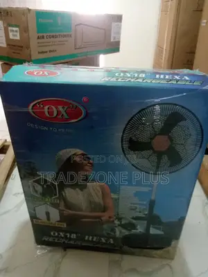 Fast-Selling Hexa 18'' Rechargeable Standing Fan