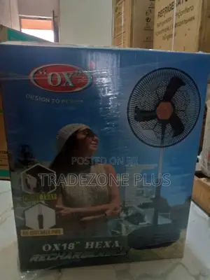 Original Fast-Selling Hexa Rechargeable Standing Fan
