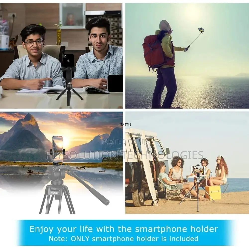 360 Degree Rotating Mobile Phone Tripod Holder