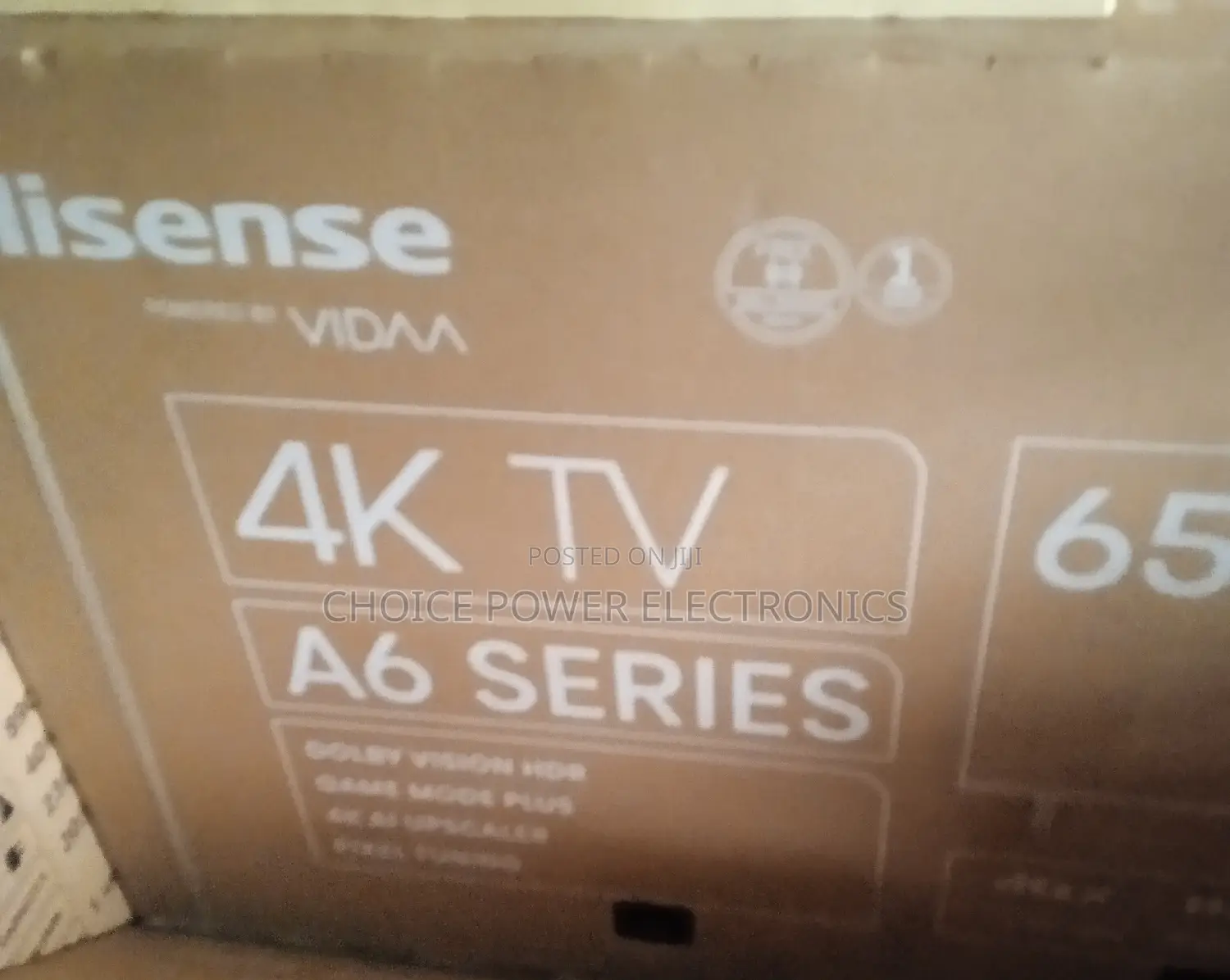 Hisense Smart Tv 65a6k Vidda Display