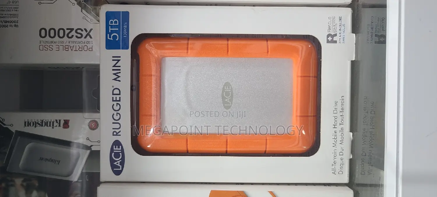 Lacie 5tb Rugged Usb C External Hard Drive