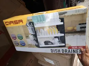 Qasa New Rustless 3 Tier Plastic Dish Drainer and Plate Rack