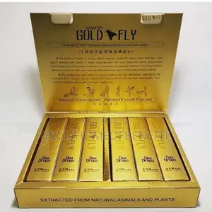 Full Box Spanish Gold Fly Drink (12 Sachets Inside)