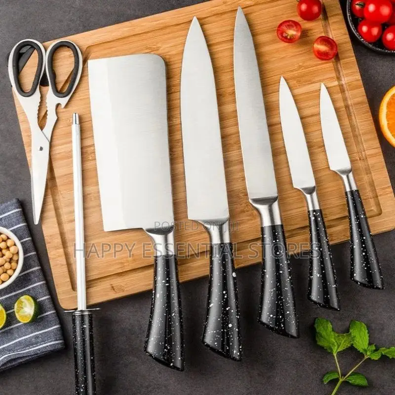 Heavy Quality Marble Knife Set 