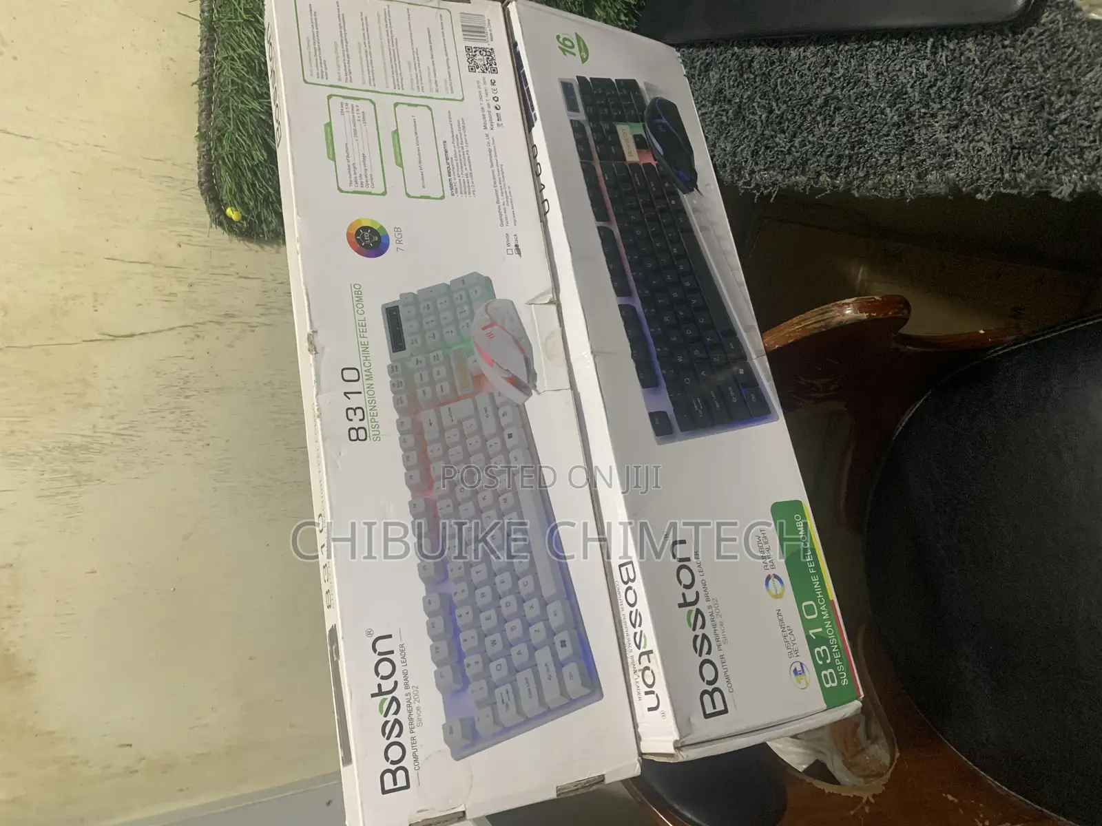 BOSSTON Wired Gaming Keyboard and Mouse Backlit