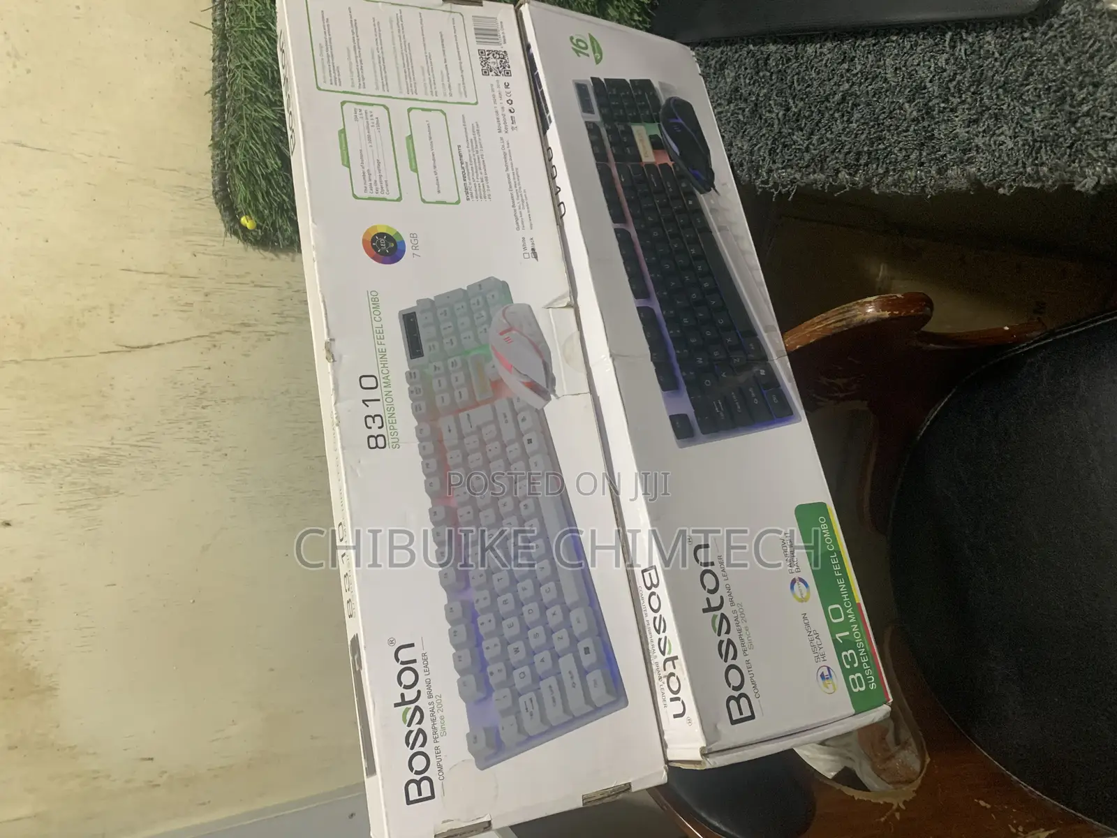 BOSSTON Wired Gaming Keyboard and Mouse Backlit