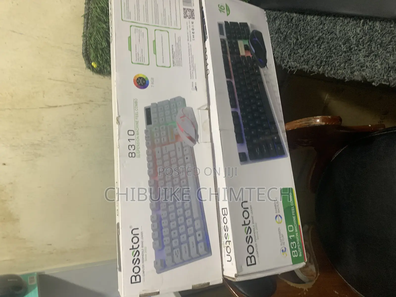 BOSSTON Wired Gaming Keyboard and Mouse Backlit
