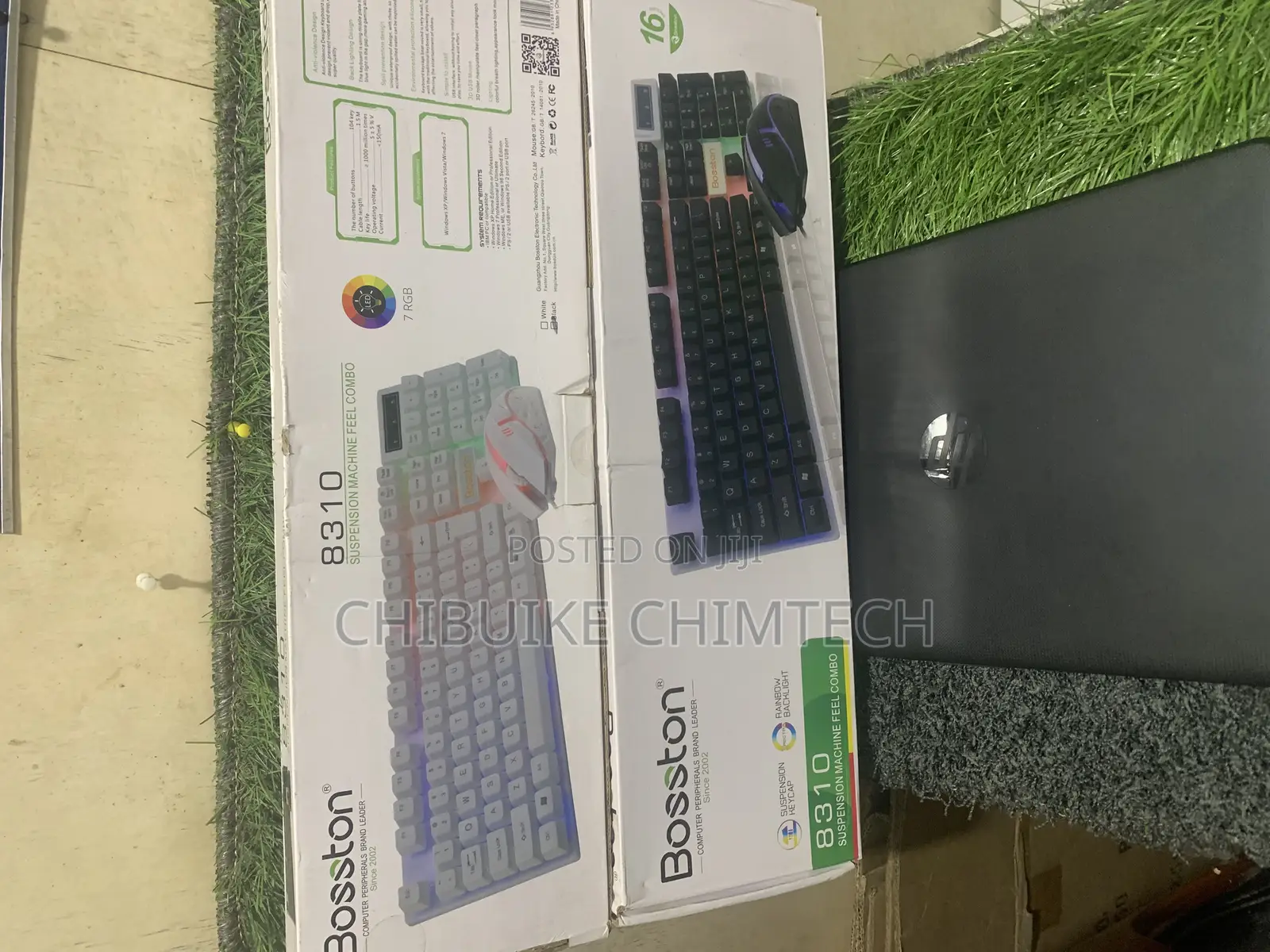 BOSSTON Wired Gaming Keyboard and Mouse Backlit