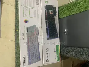 BOSSTON Wired Gaming Keyboard and Mouse Backlit