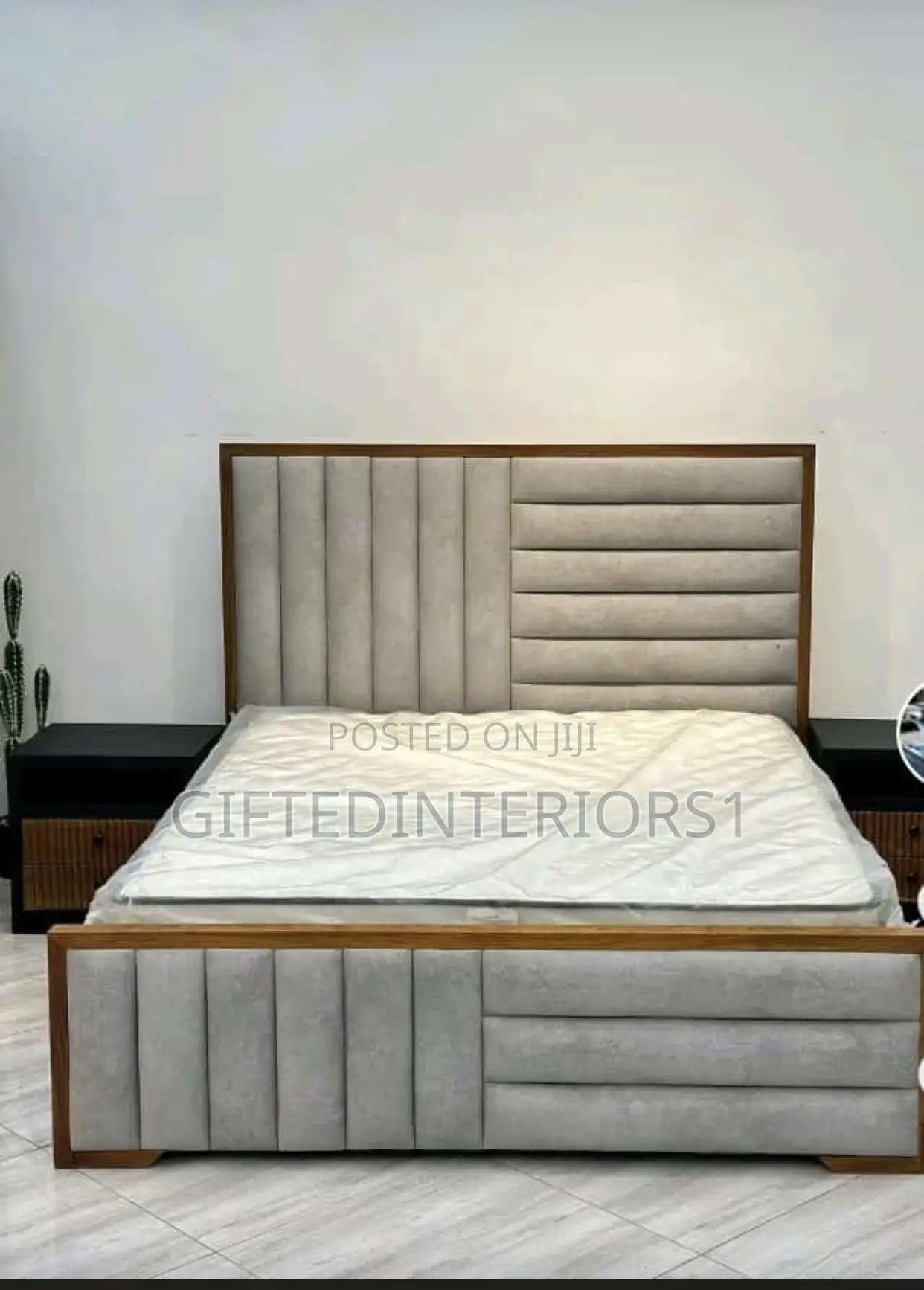 6 by 6 Padded Bedframe