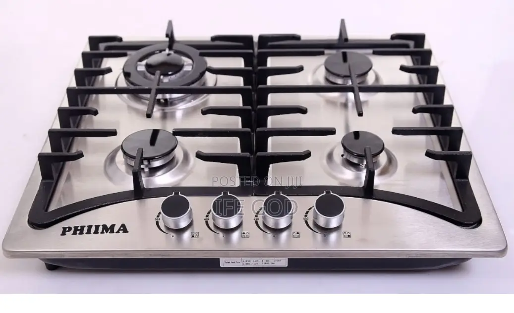Original PHIIMA Automatic Inbuilt Gas Cooker 60x60cm 4 Gas