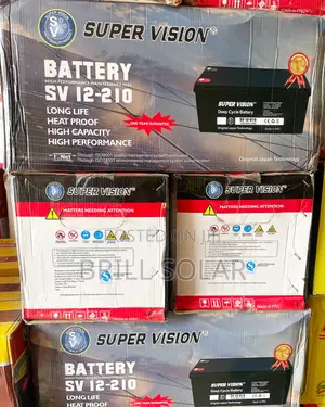 12v-210ah Super Vision Solar Gel Battery