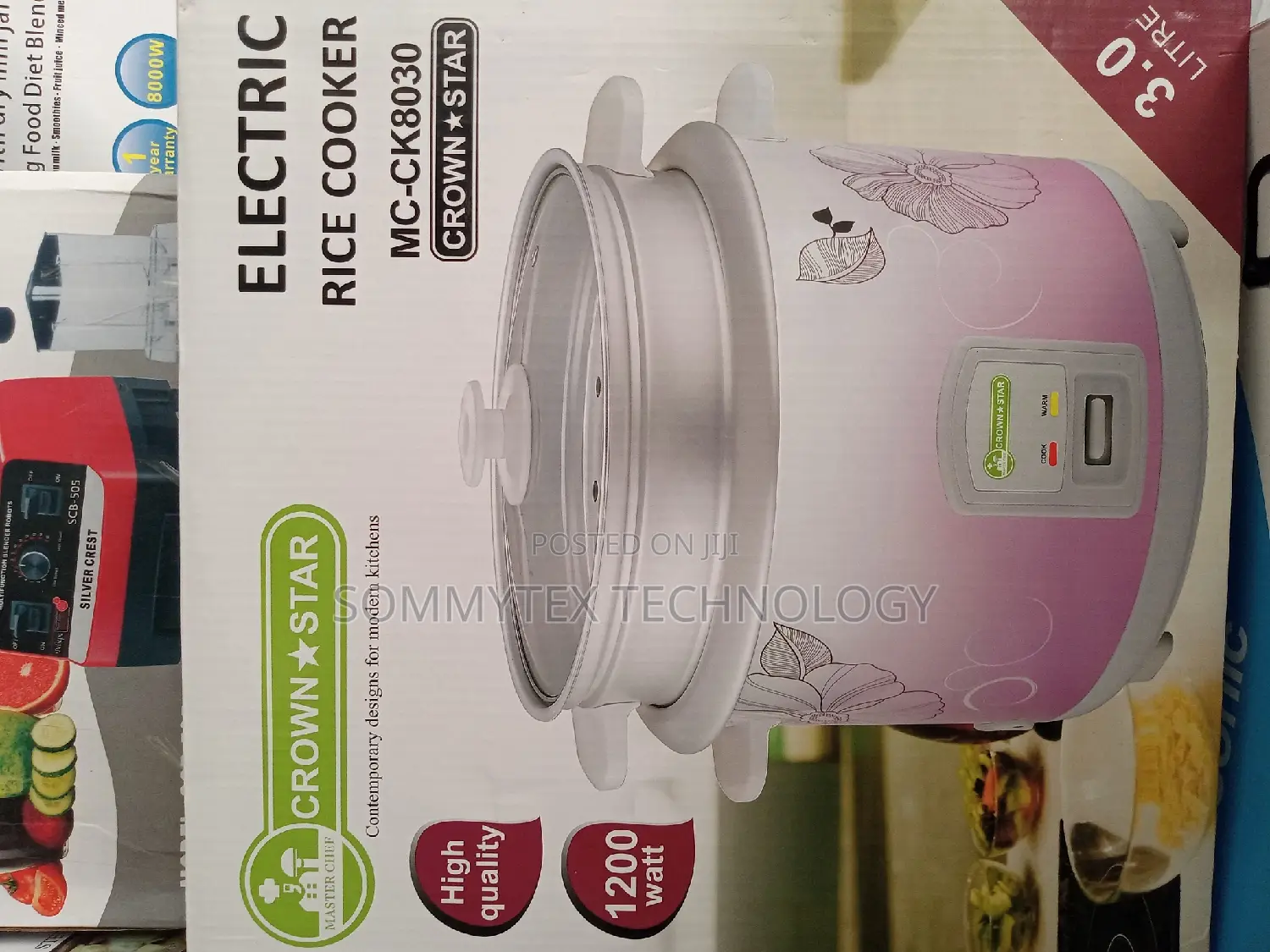 Crown Star Electric Rice Cooker MCCK8030 3.0LITRE in Lagos Island (Eko