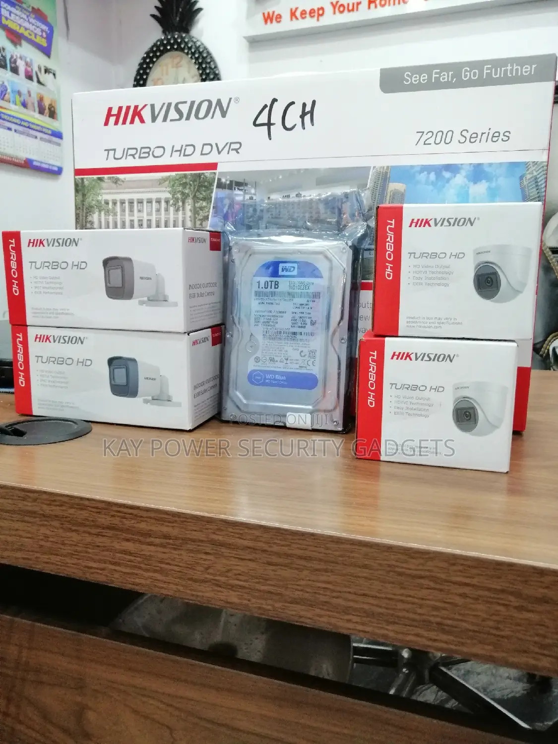 Hikvision 4 Channel Set