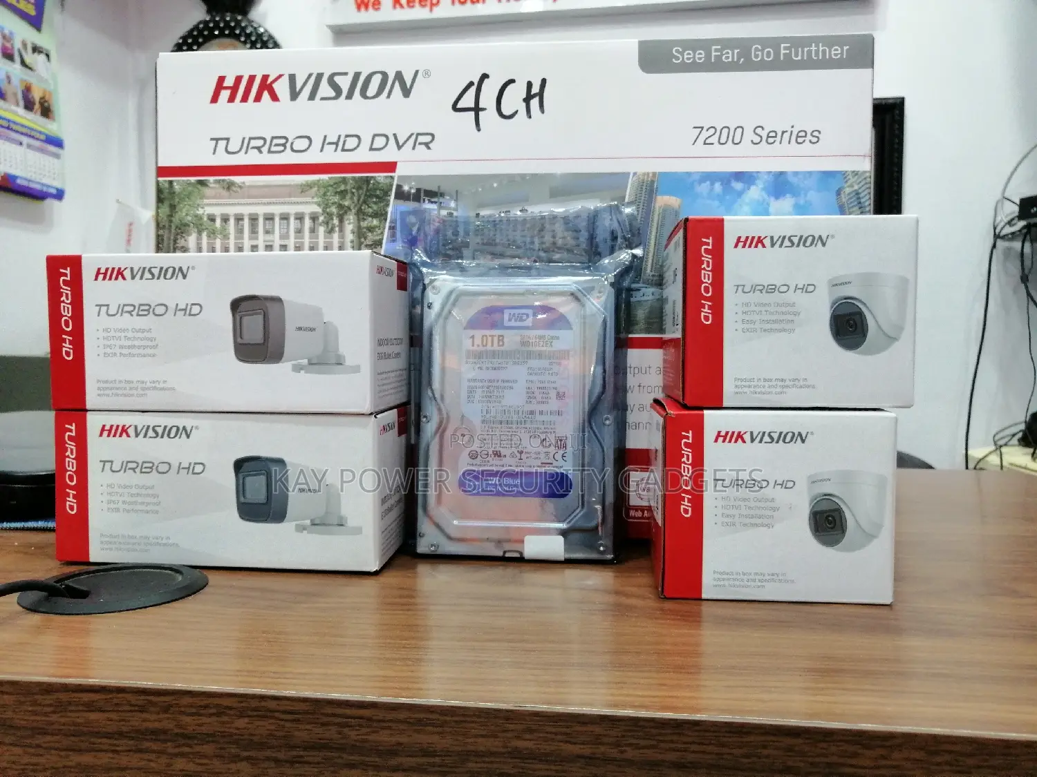 Hikvision 4 Channel Set